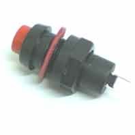Chave Push Button DS-211 Com Trava Vermelha