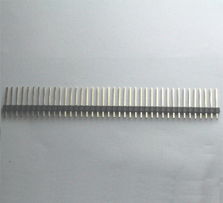 Barra de Pinos 1x40 vias 15mm 180 graus