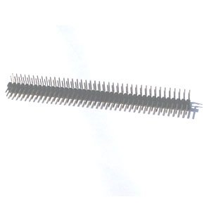 Barra de Pinos 2x40 Vias 13mm 90 Graus
