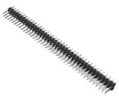 Barra de Pinos 2x40 Vias 11,2mm 180 Graus