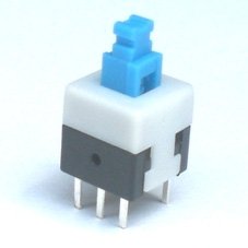 Chave Bot�o 8 x 8 mm Com Trava