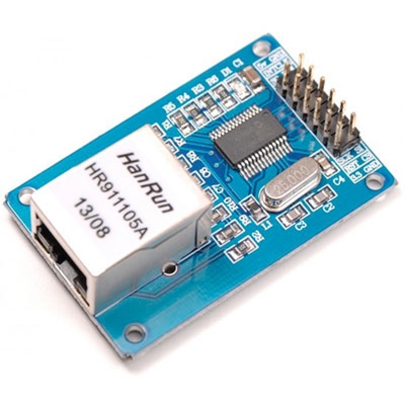 Módulo Arduino Ethernet Enc28J60 Butantã - Módulo Arduino Sensor Magnético