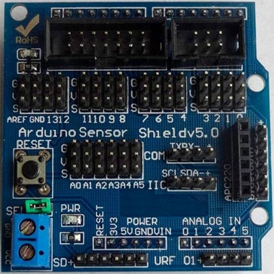 Procuro por Módulo Sensor Shield Arduino Amajari - Módulo Sensor Velocidade Arduino