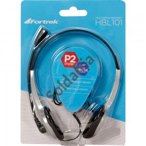 Headset Fone de Ouvido Com Mic Flex. Fortrek HSL101 Pto/Pta