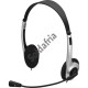 Headset Fone de Ouvido Com Mic Flex. Fortrek HSL101 Pto/Pta