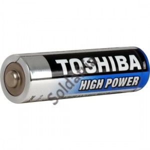 Pilha Alcalina AA Toshiba LR06GC - Kit Com 10 Pilhas