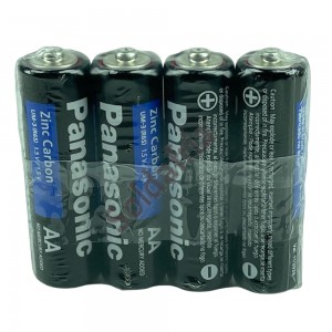 Pilha Pequena AA Comum 1,5V Panasonic R6S Kit Com 4 pilhas