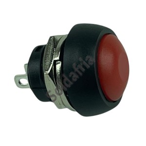Chave Push Button PBS-33B Sem Trava Vermelha A Prova D'Água