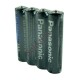 Pilha AAA Comum 1,5V Panasonic UM-4 (R03) - Kit Com 4 peças