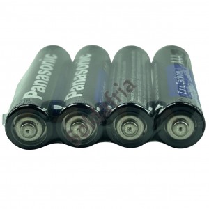 Pilha AAA Comum 1,5V Panasonic UM-4 (R03) - Kit Com 4 peças