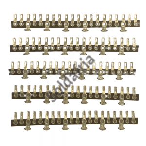 Barra/Ponte De Terminais 20 Vias Kit com 5 Peças