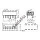 Chave Dip Switch 4 Vias 180 Graus (KF1001-04) Chave Dip Switch 4 Vias 180 Graus (KF1001-04)