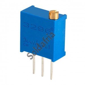 Trimpot Multivoltas 3296W 1M Ohms (1M/105) 25 Voltas