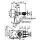 Potenciometro Linear Mini 1K L20