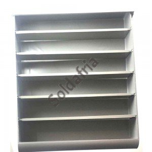 Gaveteiro CG505/5 Ecológico 5 Gavetas 25 Divisórias Cinza Gaveteiro CG505/5 Ecológico 5 Gavetas 25 Divisórias Cinza