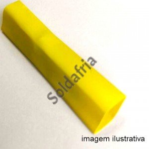 Espaguete Termo-Retrátil Diametro 6,0mm Amarelo (Metro)