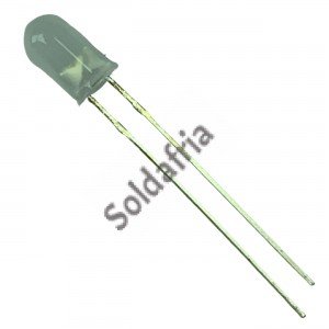 Led Bicolor 5mm Difuso 2 Terminais (Verde E Vermelho) Led Bicolor 5mm Difuso 2 Terminais (Verde E Vermelho)