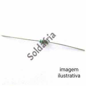 Resistor De Precisão 845R 1% 1/4W (CZ,AM,VD,PR,MR)