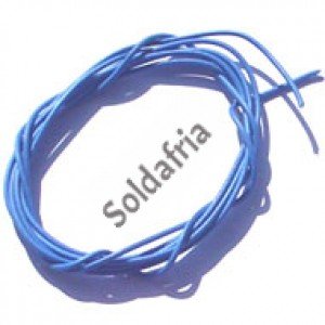 Cabinho Flexível Azul 0,1mm 28 AWG (metro)