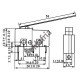 Chave Micro Switch KW11-3Z-5-3T - 56MM