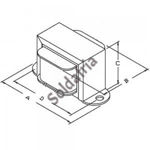 Transformador 12+12 5A - Entrada 110/220VAC