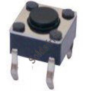 Chave Tactil 6x6x4,3mm 4 Terminais Chave Tactil 6x6x4,3mm 4 Terminais