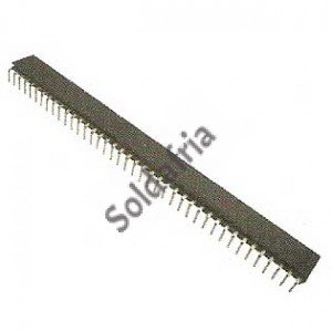 Soquete De Barra 1x40 MCI 90 Graus Passo 2,54mm