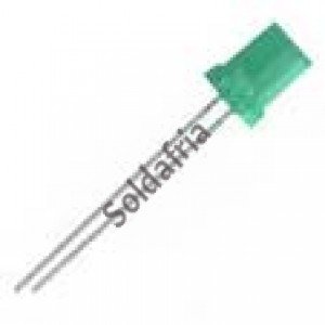 Led Retangular Verde Difuso 2x5x7mm Led Retangular Verde Difuso 2x5x7mm