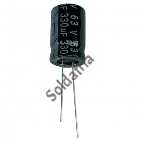 Capacitor Eletrolítico 330uF X 63V