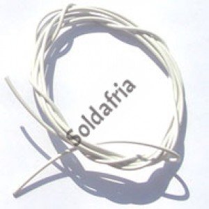 Cabinho Flexível Branco 0,1mm 28AWG (Metro) Cabinho Flexível Branco 0,1mm 28AWG (Metro)