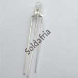 Led Bicolor 3mm Transparente 3 Terminais (Verde E Vermelho) Led Bicolor 3mm Transparente 3 Terminais (Verde E Vermelho)