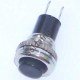 Chave Push Button DS-316 Sem Trava Preta Chave Push Button DS-316 Sem Trava Preta