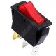 Chave Gangorra KCD2-102N Vermelha Com Neon Sem Marcação Chave Gangorra KCD2-102N Vermelha Com Neon Sem Marcação