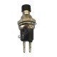 Chave Push Button PBS-110 Sem Trava Preta Chave Push Button PBS-110 Sem Trava Preta