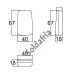 Caixa Patola CR-097/0 18x40x67 (Sem Botao) Caixa Patola CR-097/0 18x40x67 (Sem Botao)