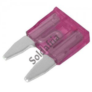 Fusível Lâmina Pequeno Rosa 4A Fusível Lâmina Pequeno Rosa 4A