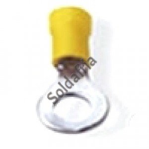 Terminal Olhal RV-5,5-5 Amarelo Isolado (M5)