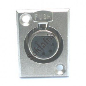 Jack Canon Femea LS1019 5 Furos Jack Canon Femea LS1019 5 Furos