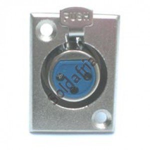 Jack Canon Femea LS1019 3 Furos Jack Canon Femea LS1019 3 Furos