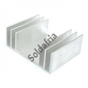 Dissipador 183003/50 (KM15650) Sem Furo Dissipador 183003/50 (KM15650) Sem Furo