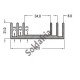 Dissipador 183003/50 (KM15650) Sem Furo Dissipador 183003/50 (KM15650) Sem Furo