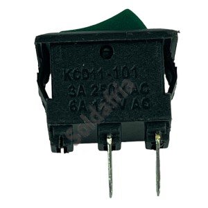Chave Gangorra KCD11-101 Verde  2T 3A 250V (Mini L/D)