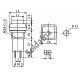 Chave PBS-12A Preta Com Trava (Tipo Push Button) Chave PBS-12A Preta Com Trava (Tipo Push Button)