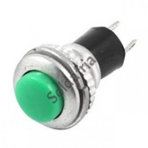 Chave Push Button DS-316 Sem Trava Verde Chave Push Button DS-316 Sem Trava Verde