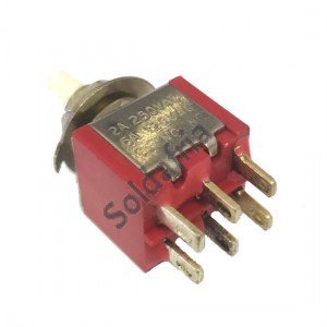 Chave Push Button DS-622 Sem Trava Preta Chave Push Button DS-622 Sem Trava Preta