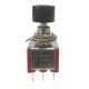 Chave Push Button DS-622 Sem Trava Preta Chave Push Button DS-622 Sem Trava Preta