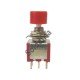 Chave Push Button DS-622 Sem Trava Vermelha