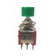 Chave Push Button DS-622 Sem Trava Verde Chave Push Button DS-622 Sem Trava Verde