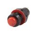 Chave Push Button DS-213 Sem Trava Vermelha