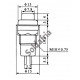 Chave Push Button DS-213 Sem Trava Preta